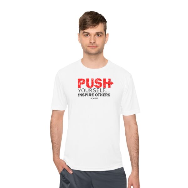 Unisex Moisture Wicking Tee - Push Yourself - Image 5