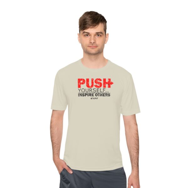 Unisex Moisture Wicking Tee - Push Yourself - Image 14