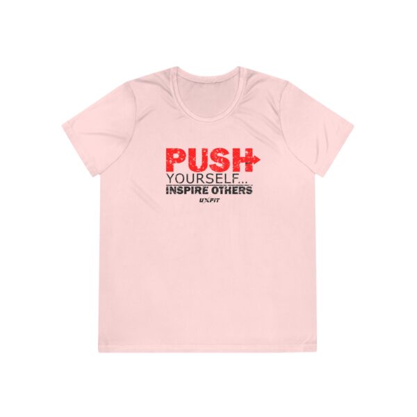 Ladies Competitor Tee - Push Yourself - Image 5