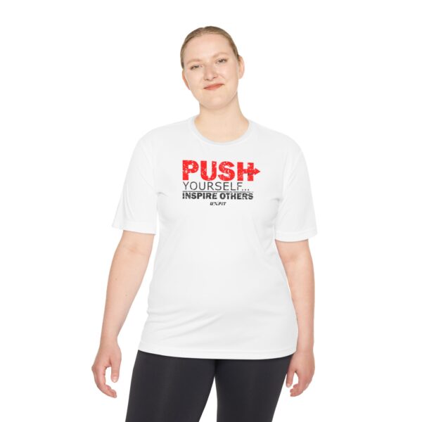 Unisex Moisture Wicking Tee - Push Yourself - Image 6