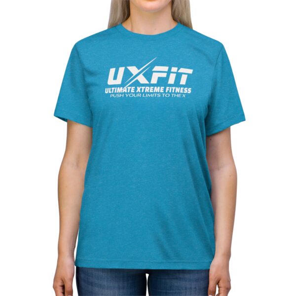 Unisex Triblend Tee - UX Fit White Logo - Image 2