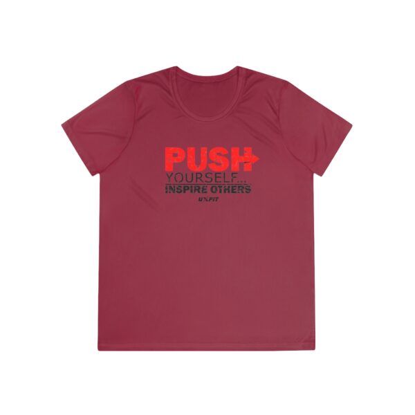 Ladies Competitor Tee - Push Yourself - Image 10