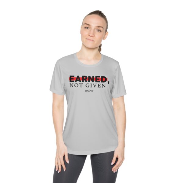 Ladies Competitor Tee - Earned, Not Given - Image 4