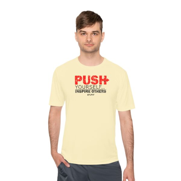 Unisex Moisture Wicking Tee - Push Yourself - Image 17