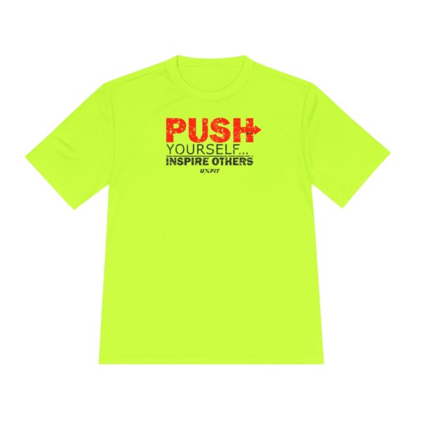 Unisex Moisture Wicking Tee - Push Yourself - Image 19