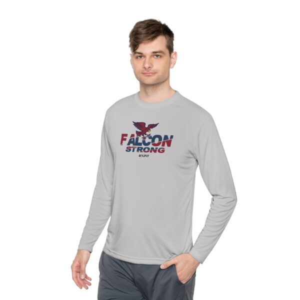 Unisex Lightweight Long Sleeve Tee - Falcon Strong - Image 3