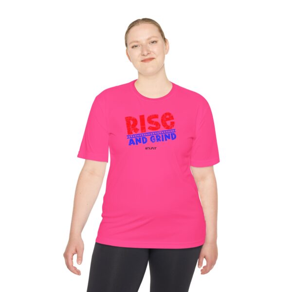 Unisex Moisture Wicking Tee - Rise and Grind - Image 55