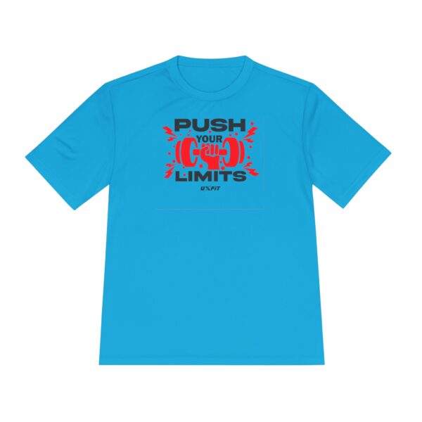 Unisex Moisture Wicking Tee - Push Your Limits - Image 10