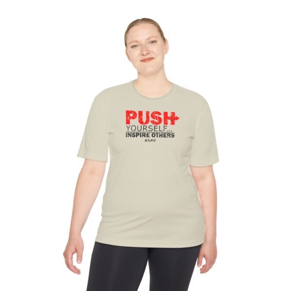 Unisex Moisture Wicking Tee - Push Yourself - Image 15